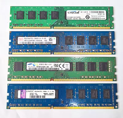 £12.99 • Buy DDR3 Desktop PC RAM - 4GB / 8GB / 2GB - 1333 / 1600MHz - Memory DIMM 240pin Lot