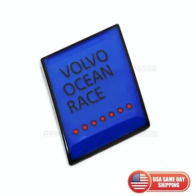 For VOLVO Rear Truck Ocean Race Blue Nameplate Logo Emblem Badge Sport Black • $19.99