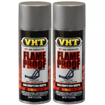 VHT High Temp Paint VHTSP998 (2-PACK); FlameProof 11oz Cast Iron 1300�F-2000�F • $34.62