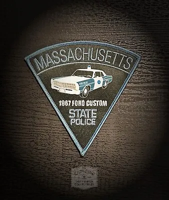 Mass State Police Cruiser Legends Patch 1967 Ford Custom • $10