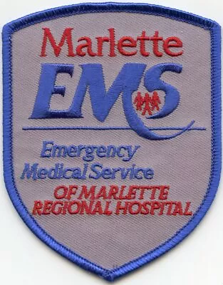 MARLETTE MICHIGAN MI REGIONAL HOSPITAL EMERGENCY MEDICAL SERVICE EMS Fire PATCH • $9.99