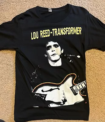 Lou Reed Transformer Velvet Underground Band T-Shirt - Brushed Cotton - AS-NEW! • $49