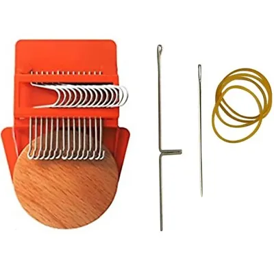 Mini Loom Weave Tool Kit Household Knitting Machine Speed Weave Tamping Machi GB • $9.56