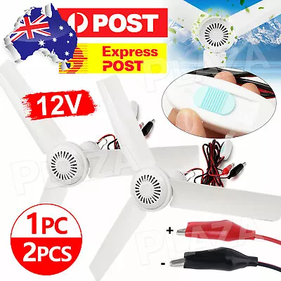 12V 3 Blade Ceiling Fan High Quality Caravan Camping Suit For Solar Power • $16.45