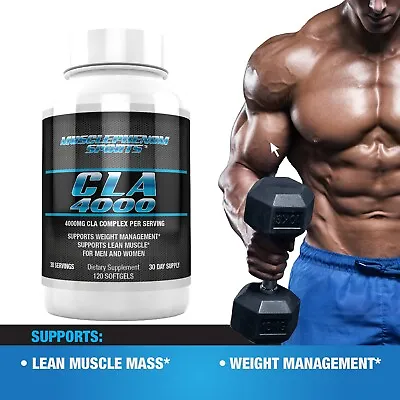 Cla Supplement 4000mg Weight Loss Pills Diet Pills Lean Muscle 120 Softgels • $24.95