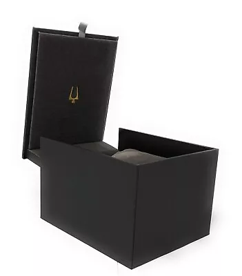 Bulova Watch Box Black  Men's & Women's Display Storage Case 4x5x3 In • $16