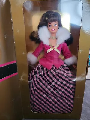1996 Nrfb Winter Rhapsody Barbie Doll Avon Exclusive  Mattel 16873 Brunette • $0.99