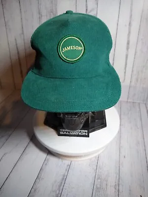 Jameson Whisky Cap Hat Green Corduroy Cord Snapback Adjustable One Size • $19.50