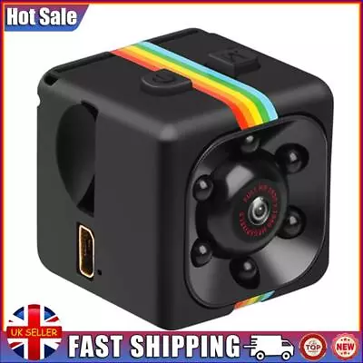 SQ11 Mini Camera Full HD 1080p Motion Sensor Night Vision Sport DV (Black) • £8.19