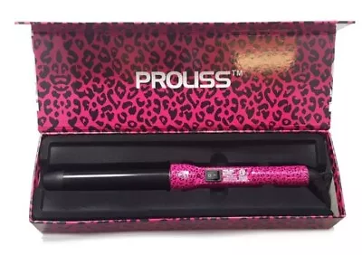 Hair Proliss Pink Leopard 25mm Tapered Twister Curling Iron Wand Perfect Curls • $30