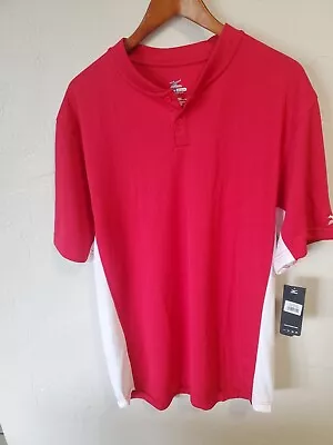  Mizuno  Baseball Jersey Lightweight Performance Mens L Red Shirt NWT!! • $25