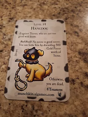 Munchkin Hangdog Promo Card Steve Jackson Games • $10