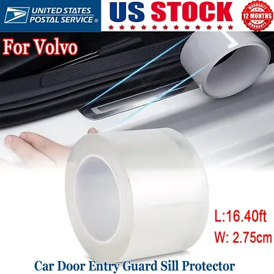 5m Car Door Entry Guard Clear Door Sill Guard/Trim Edge Anti-Collision For Volvo • $14.98