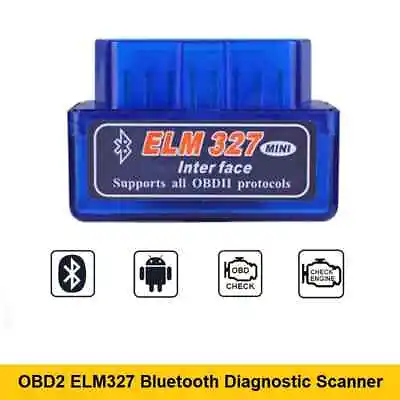 Saab 9-3 9-5 ELM327 Bluetooth Scanner Car Diagnostic Tool ODB2 Code Reader  • $15.15