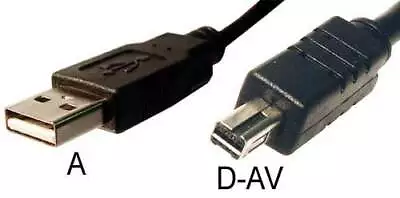 KONICA MINOLTA DIMAGE USB-500 Camera Cable 4pin 6FT D11 • $8.95