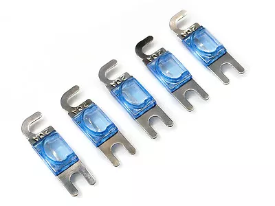 KnuKonceptz Silver Plated Mini ANL 20A Fuse 5pk MIDI AFS • $7.99