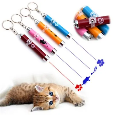 LED Laser Pointer Light Pen Pet Cat Toy Bright Mouse Shadow Cat Supplies Product • £4.57