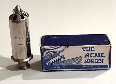 Vintage The Acme Siren Whistle Made In England W/Original Box • $39.99