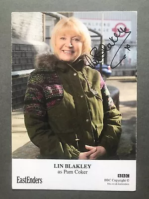 Lin Blakley Autograph Signed Photograph / Pam Coker EastEnders TV Star • £6