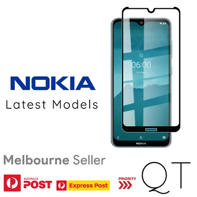 Genuine Tempered Glass/Film Screen Protector For Nokia 8.3 7 Plus 7.2 6.2 5 4.2 • $4.99