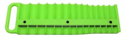 Grip 1/2  Drive Magnetic Sockets Tray Shallow Deep 22 Slot Organizer 67274 Green • $19.97