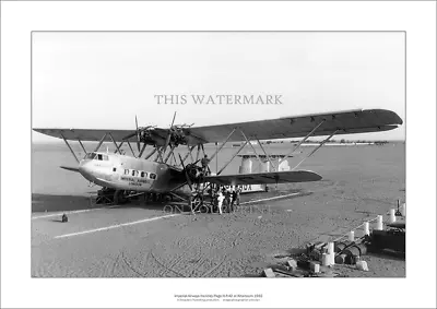 Imperial Airways Handley Page HP-32 A2 Art Print – Khartoum –59 X 42 Cm Poster • £20.22