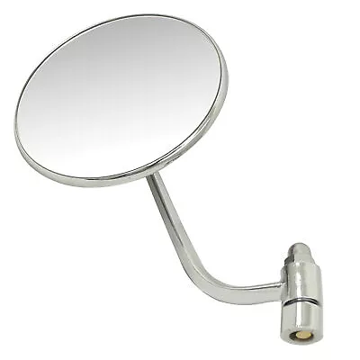 Empi 98-2013 Left Outside Chrome Mirror Type 1 Vw Bug 1950-67 Round Type • $32.95