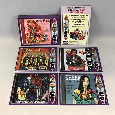 SILLY CDs 2001 MUSIC SPOOFS Complete Trading Card Set Of 33 *like Wacky Packages • $9