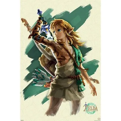 2023 NINTENDO LENGEND OF ZELDA TEARS OF THE KINGDOM POSTER NEW 24x36 FREE SHIP • $14.99