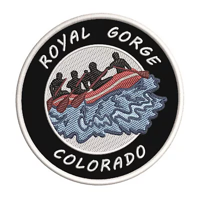 Royal Gorge Colorado Patch Embroidered Iron-on Applique Water Rafting • $5.50