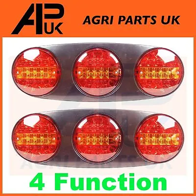 2x 12V LED Trio Rear Tail Light Lamp Mercedes Lorry Carvan Daxara Erde Trailer • $144.87