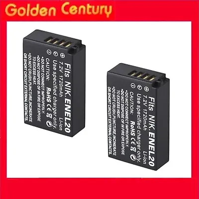 2 X Replacement Battery For Nikon Coolpix A Coolpix P1000 P950 EN-EL20A • $28.95