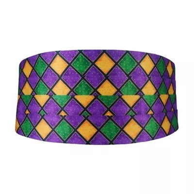 Mardi Gras Diamonds Tuxedo Cummerbund And Bow Tie • $85.50