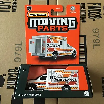 Matchbox Moving Parts 2024 - 2016 Ram Ambulance • £5.99