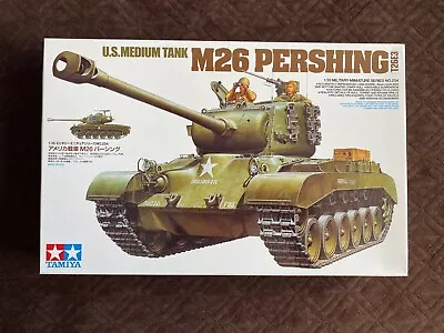 Tamiya M26 Pershing US Medium Tank WW2 1/35 Scale Model Kit Complete • £19