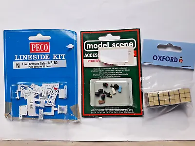 4 X N Gauge Accessories -Pallets Level Crossing Wicket Gates Barrels Porter • £12