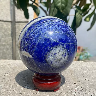 1.52LB Natural Lapis Lazuli Jasper Quartz Sphere Crystal Ball Reiki Healing • $0.99