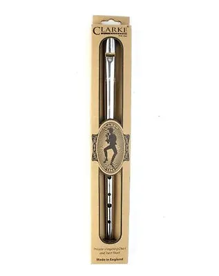 £17.95 • Buy Clarke Original D Nickel Silver Penny Tin Whistle With Gift Box