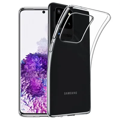 For Galaxy S23/22/21 FE S20 S10 Note 20 9 S8+ S7/6 Case Crystal Clear Thin COVER • $6.25