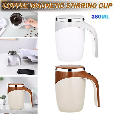 £7.03 • Buy Automatic Self Stirring Mug Stainless-Steel Magnetic Coffee Tea Milk Mixing Cup