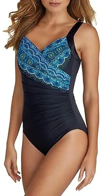 Miraclesuit Sanibel Us14 Miracle Swim Suit U/w Bathing Swimming Costume • $159.99