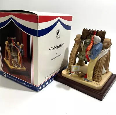 Norman Rockwell Museum Celebration 1982 Figurine Liberty Bell  W/Box & Stand • $70