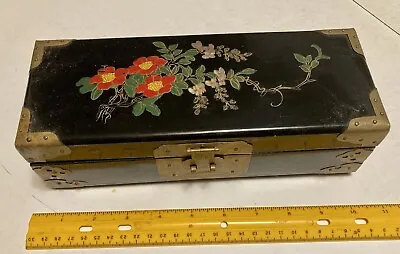 Chinese Rosewood Jewelry Box Vintage-Jewelry Box Organizer L1 • $29.95