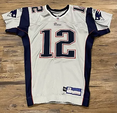 Tom Brady New England Patriots 2005 Silver Alternate Issued Game Jersey • $12500