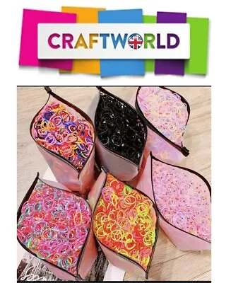 £4.49 • Buy MINI HAIR ELASTICS Rubber Bands Girls Braids Braiding Plaits Small Bands UK