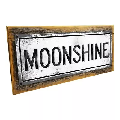 Moonshine Metal Sign; Wall Decor For Mancave Den Or Gameroom • $29.99