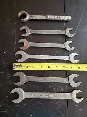 Lot Of 6 Vintage PLUMB Wrenches • $19.99