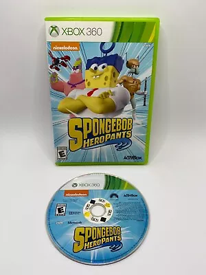 SpongeBob HeroPants (Microsoft Xbox 360 2015) No Manual - Tested & Working READ • $11.99