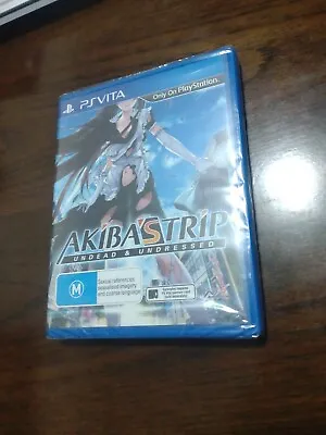 PlayStation Vita PS Akiba's Trip Undead & Undressed **Brand New Sealed** AU Rel • $170