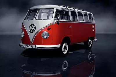 VINTAGE VOLKSWAGEN VW BUS POSTER PRINT 24x36 HIGH RES 9MIL PAPER • $39.95